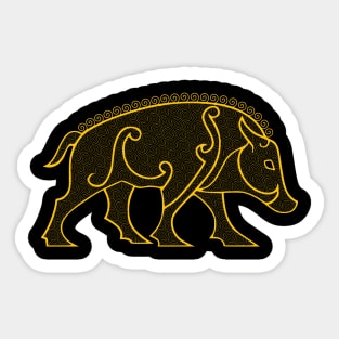 Pictish Boar Sticker